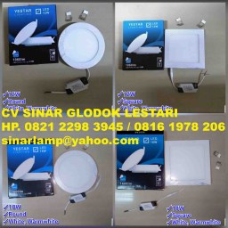 Lampu Downlight LED 12 watt dan 18 watt Yestar